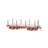 ** Bachmann 26511 x 118' Flat Cars Oxide Red, Data Only (2/Box)