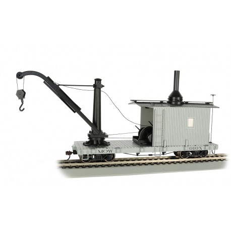 ** Bachmann 26901 x 1 Derrick Car MOW- Gray
