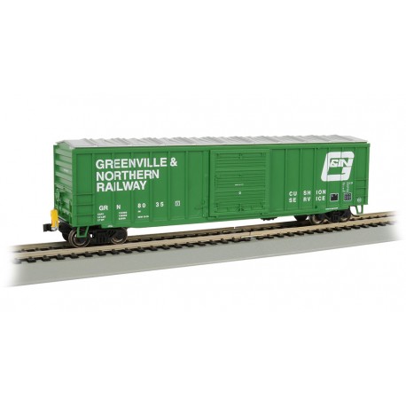 ** Bachmann 14905 x 1 50' Braced Box Car Greenville & Nrthrn R/way (Flashing Led)