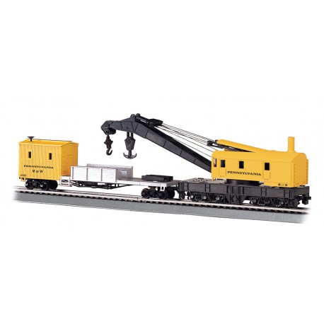 ** Bachmann 16114 x 1 250-Ton Steam Crane & Boom Tender Pennsylvania