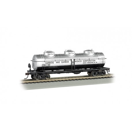 ** Bachmann 17106 x 1 40’ Three-Dome Tank Car Carbide And Carbon Chemicals
