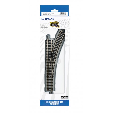 ** Bachmann 44131 x 1 DCC Decoder-Equipped Turnout Right