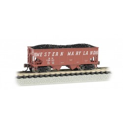 ** Bachmann 19552 x 1 USRA 55 Ton 2-Bay Hopper Western Maryland® - Speed Lettering
