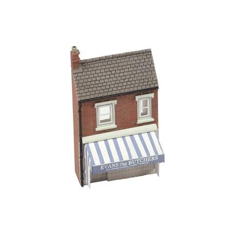** Graham Farish 42-209  x 1 Scenecraft Low Relief Butchers (Pre-Built)