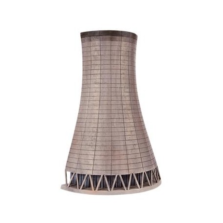 ** Graham Farish 42-297  x 1 Scenecraft Low Relief Cooling Tower (Pre-Built)