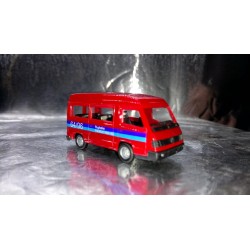 ** Herpa 043014 Mercedes-Benz 100D Bus Raised Roof Flughafen Frankfurt 1:87 Scale