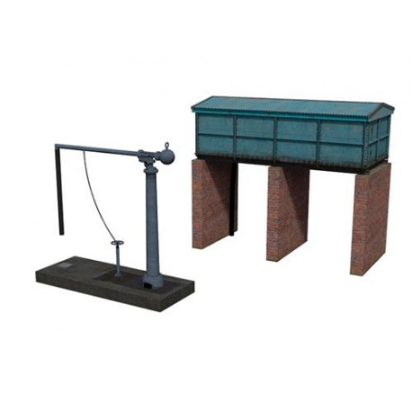 ** Bachmann 44-0073  x 1 Scenecraft Weybourne Water Crane & Tank (Pre-Built)