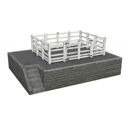 ** Bachmann 44-0081  x 1 Scenecraft Stone Cattle Dock (Pre-Built)