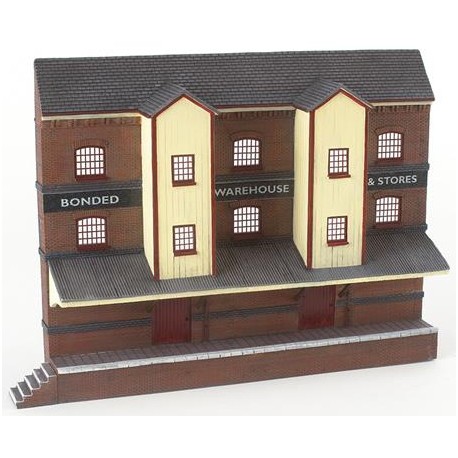 ** Bachmann 44-204  x 1 Scenecraft Low Relief Bonded Warehouse (Pre-Built)