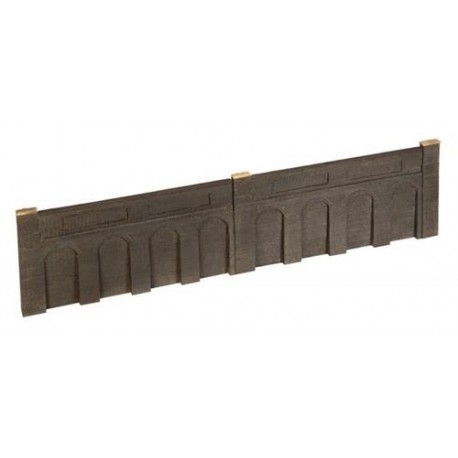 ** Bachmann 44-225  x 1 Scenecraft Low Relief Retaining Walls (Pre-Built)