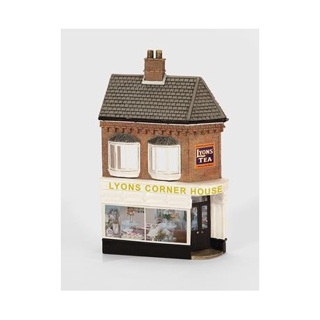 ** Bachmann 44-243  x 1 Scenecraft Low Relief Lyons Corner House (Pre-Built)