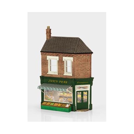 ** Bachmann 44-253  x 1 Scenecraft Low Relief Greengrocers (Pre-Built)