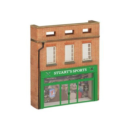 ** Bachmann 44-272  x 1 Scenecraft Low Relief Stuarts Sports Shop (Pre-Built)