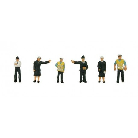 ** Graham Farish 379-301 x 1  Police and Security Staff (6) Figure Set