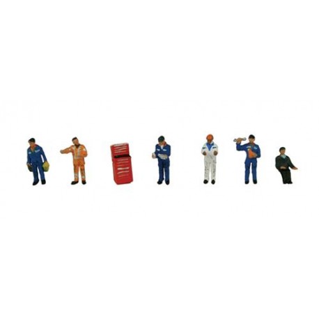 ** Graham Farish 379-311  x 1 Traction Maintenance Depot Workers (6) Figure Set