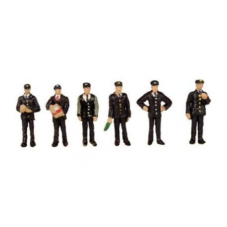 ** Graham Farish 379-318  x 1 Station Staff 1960/70s (6) Figure Set