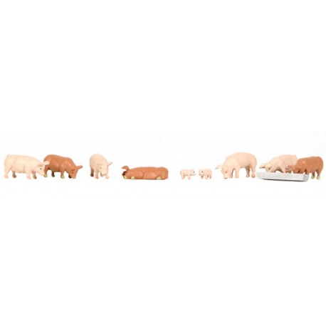 ** Bachmann 36-082  x 1 Pigs (10) Figure Set