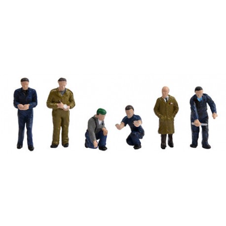 ** Bachmann 36-403  x 1Factory Workers and Foreman (6) Figure Set