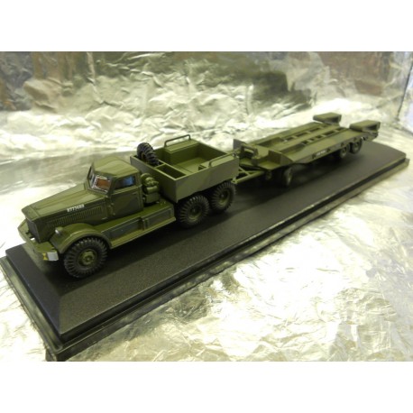 ** Oxford Diecast 76DT005 Diamond T Tank Transporter 21st Army Tank Brigade 1942