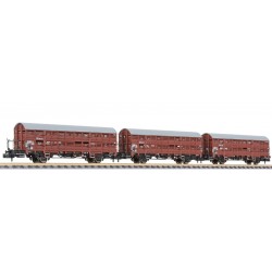** Liliput 260134 3-unit set, Hbes-63 Vlmms, DB, period III, 1961, platform