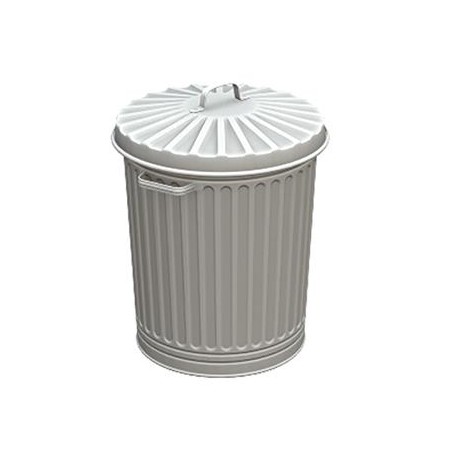 ** Bachmann 44-522 Scenecraft Old Style Domestic Dustbins 10pcs (Pre-Built)