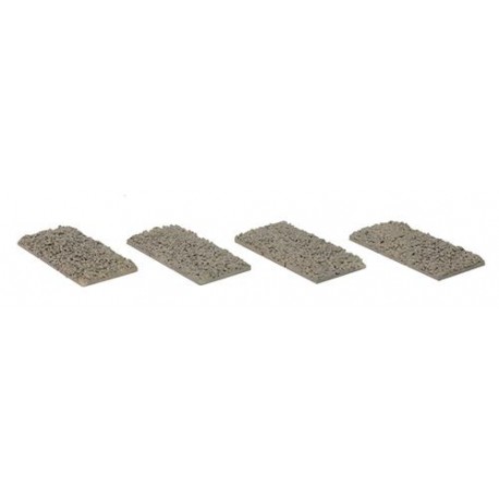 ** Bachmann 44-552 Scenecraft Ballast Loads for 4 Wheel Wagons 4pcs (Pre-Built)