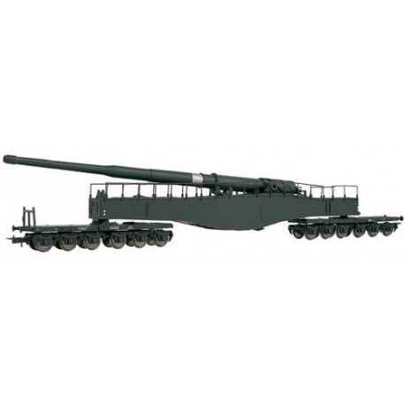 ** Rivarossi HR6450 DRB K5 Railway Gun Grey II