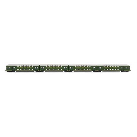 ** Rivarossi HR4294 CSD Bi-Level Articulated Coach Set (4) IV