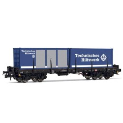 ** Rivarossi HR6407 DB Rmms663 THW Container Wagon V