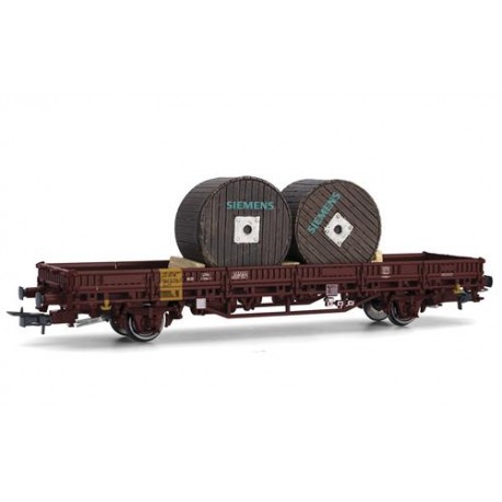 ** Rivarossi HR6412 DB Kls Flat Wagon w/Siemens Cable Load IV