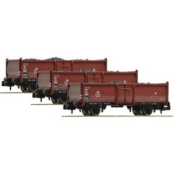** Fleischmann 820630 Start DB Omm52 Coal Wagon Set (3) III