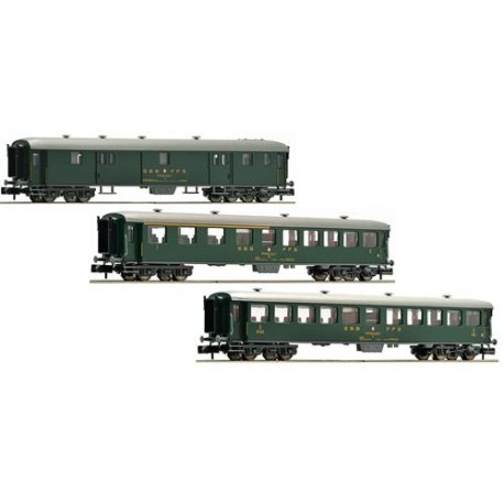 ** Fleischmann 881813 SBB Express Coach Set (3) IV