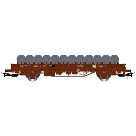 ** Jouef HJ6172 SNCF Ks Flat Wagon w/Wheelset Load IV