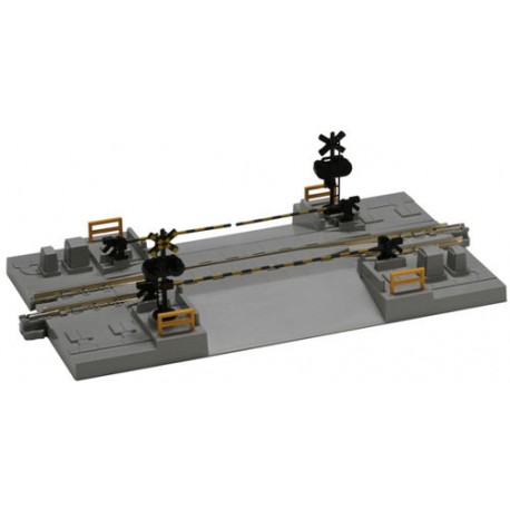 ** Kato 20-027 Unitrack (S124C) Straight Level Crossing Track 124mm