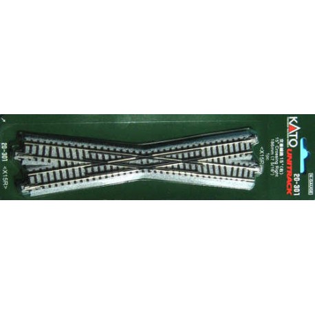** Kato 20-301 Unitrack (X15R) Right Hand Crossing 15 Degree