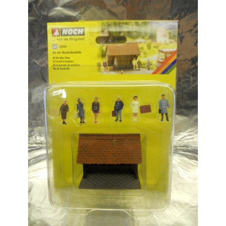 ** Noch 12015 At the Bus Stop Deco Scene