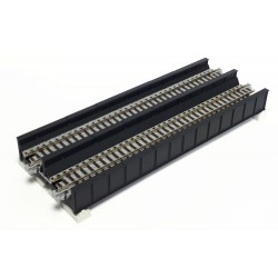 ** Kato 20-458 Unitrack (WS186T) Dual Straight Plate Girder Bridge Black