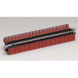 ** Kato 20-461 Unitrack (S124T) Straight Plate Girder Bridge Green 124mm