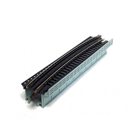 ** Kato 20-467 Unitrack (R448-15T) Curved Girder Bridge Grey 15 Degree