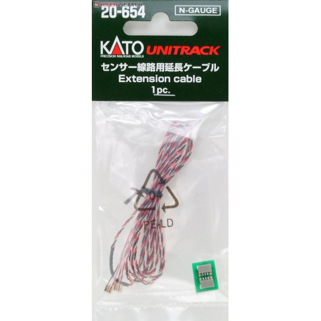** Kato 20-654 Unitrack Automatic Level Crossing Sensor Extension Cable 1m