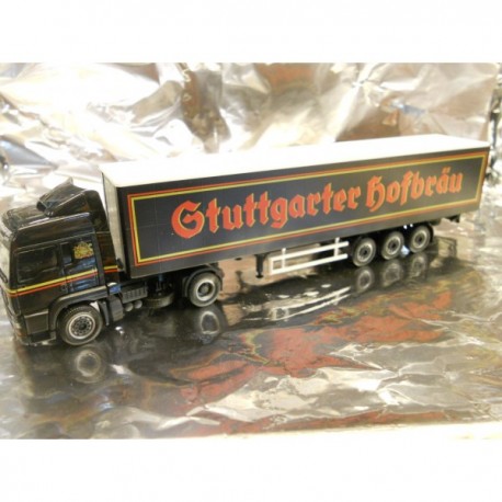 ** Herpa 148467  MAN TGA LX Curtain Trap Semitrailer "Stuttgarter Hofbraeu"