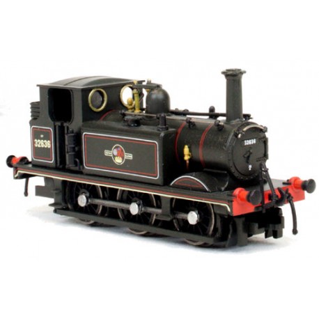 ** Dapol 2S-012-010 Terrier A1 32636 BR Lined Black Late Crest