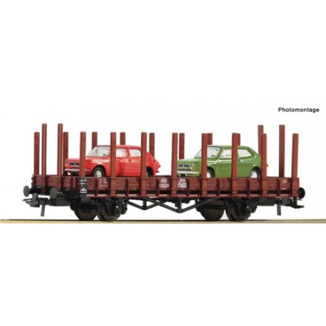 ** Roco 76764 PKP Stake Wagon with Fiat 127 Load IV