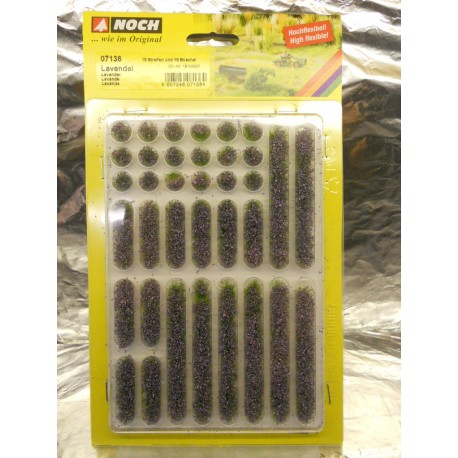 ** Noch 07136  Lavender Strips (18) and Tufts (18)