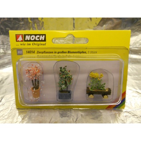 ** Noch 14014 Ornamental Plants in Tubs (3)