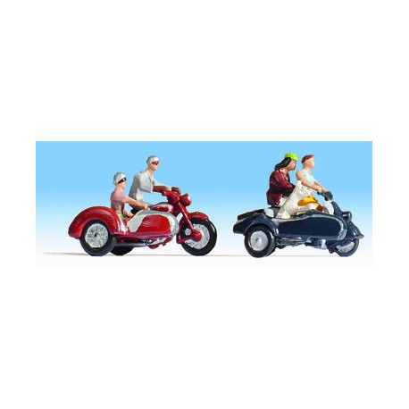 ** Noch 15905 Motorcyclists (2x2) Figure Set