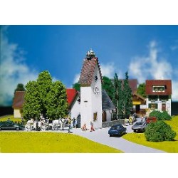 ** Faller 130236 Village Church with Storks Nest Kit II