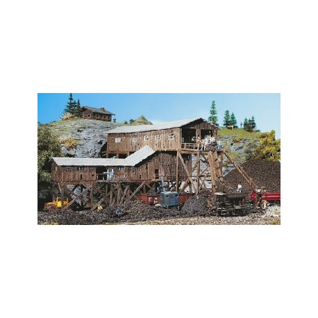 Faller 222205 – Maquette Mine De Charbon – Échelle N – Kit De Construction 93 Pièces – Bâtiment Ferroviaire – Dès 14 Ans