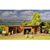 ** Faller 130523 Hay Bale Store with Workshop Kit III