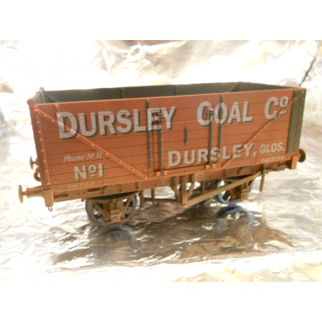 ** Dapol 7F-071-026W Weathered 7 Plank Wagon Dursley Coal